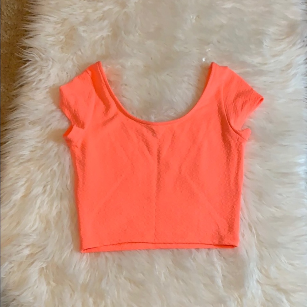 Pink crop top